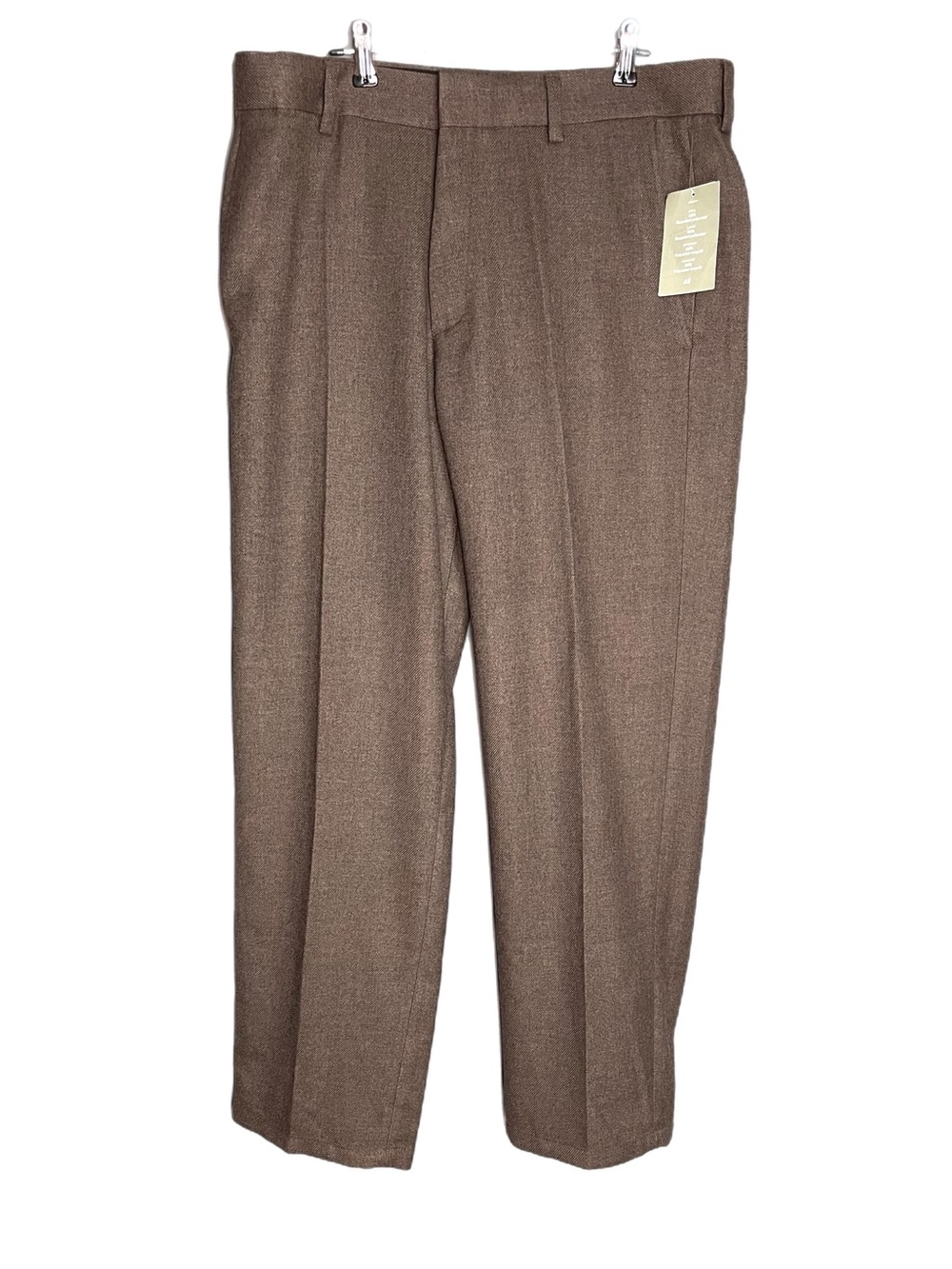 NWT H&M Tweed Dress Pants Trousers Relaxed Fit Men’s Size 34X30.5